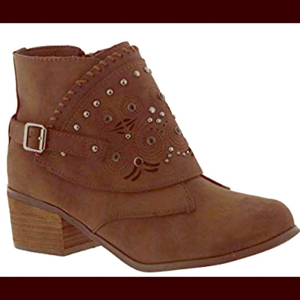 “Not Rated” sequin ankle boot